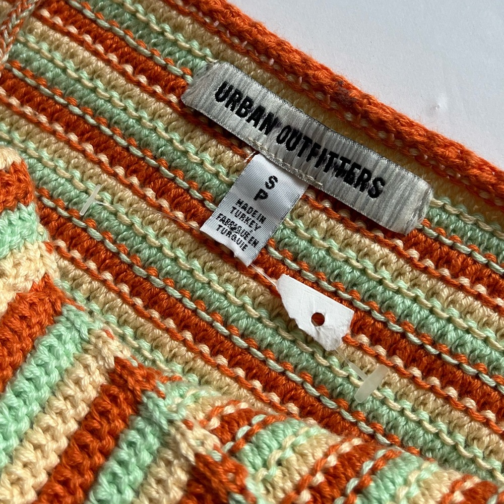 Urban Outfitters‎ NWOT Kaia Asymmetrical Knit Striped One Shoulder Top - Picture 7 of 9